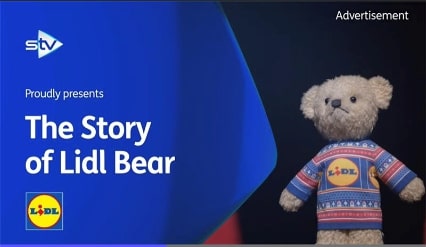 Lidl store teddy bear